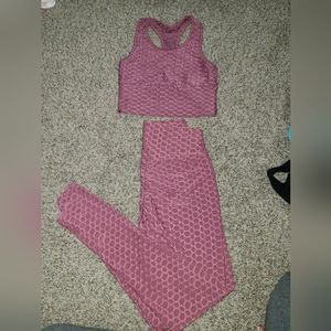 Workout Set - Scrunch on leggings